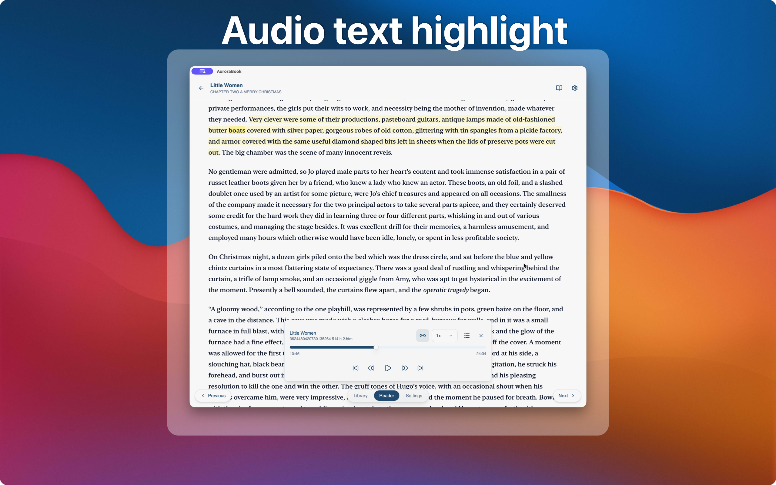 Aurorabook app screenshot 3
