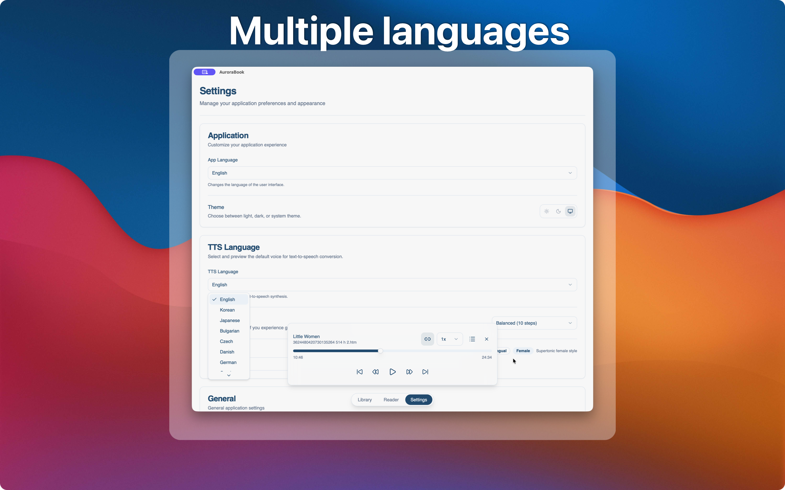 Aurorabook app screenshot 4