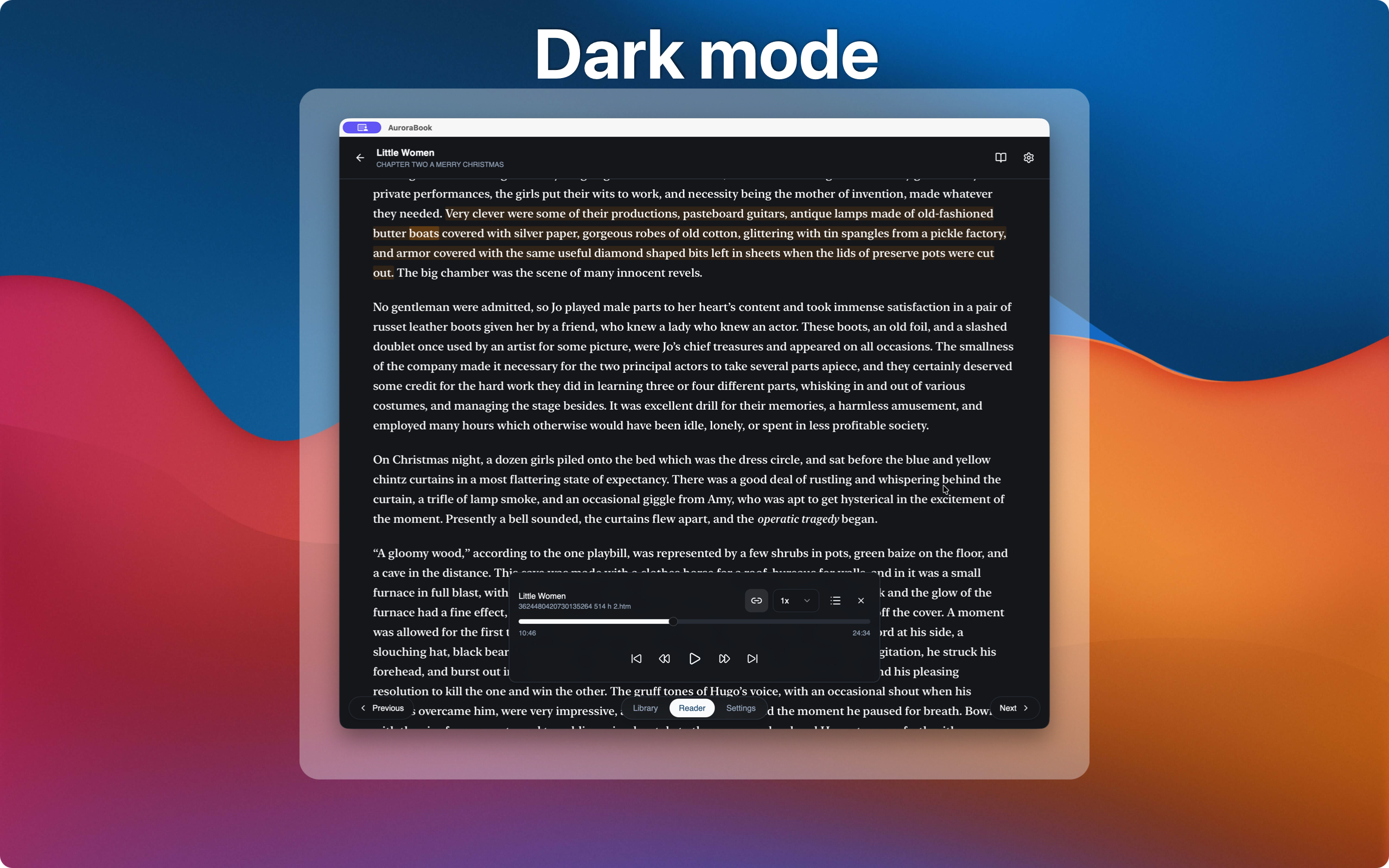 Aurorabook app screenshot 6